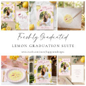 Lemon Graduation Return Address Label