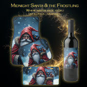 Frostbite Santa & His Mischief Elf. Bad Handdoek