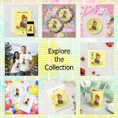 Grappig en schattig pony met baby - schattig kussen