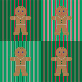 Leuke en Fancy kerst Gingerbread Man Bier Etiket