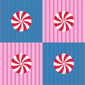 Leuk en Fancy Roze Kerst Peppermint Snoep Stropdas