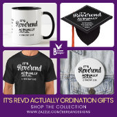 Leuk geschenk voor pastorswijding HET IS EIGENLIJK Mok