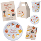 Leuke Kitty Cat Baby shower Luier Raffle Informatiekaartje