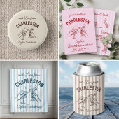 Aangepast met liefde van bestemming Bachelorette Ronde Button 3,2 Cm