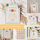 Groen Geel Aquarel Gingham Inpakpapier Vel