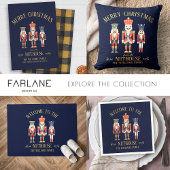 Leuke vrolijke kerst van de Nuthouse Notenkraker Cadeaulabel