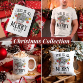 Funny Christmas Highland Koe T-shirt