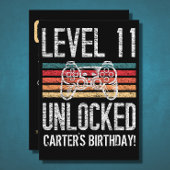 Niveau 11 Gepersonaliseerd 11e verjaardag Kaart