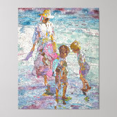 Licht Verzamelen Vierkante Klok