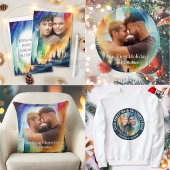 Homo Koppel Onze Eerste Kerstdag Foto Schort