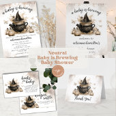 Een Baby breekt neutraal halloween Baby shower Etiket