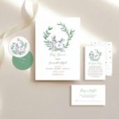 Spring Party Theme Bunny Waterverf Napkins Servet