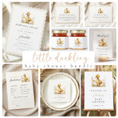 Little Duckling Baby shower Voorspelling Advies Sp Briefpapier