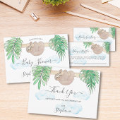 Kute Baby shower Return Address Etiket