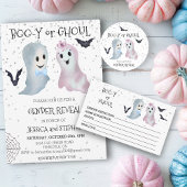 Halloween Boo-y en Ghoul Gender onthullen Ghosts