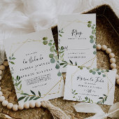 Geometrisch tropisch Spaans bruidsmeisje voorstel Notitiekaartje