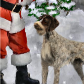 German Wirehaired Pointer Christmas Theedoek