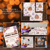 Moderne Schattigee Boo-tifully Spooky Canvas tas