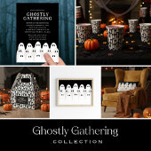 Ghostly Gathering Halloween Poster