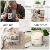 Hou van je Nonna | Aangepaste berichtfotocollage Fleece Deken