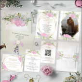 Lente Bruiloft Servetten Pastel Kleur Wildflower