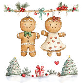 Gingerbread Baby shower geslachtsonthulling Bedankdoosjes