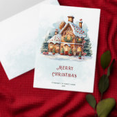 Gingerbread House Christmas Holiday Table Runner Medium Tafelloper (Personaliseer de collectie van deze zelfstandige maker.)