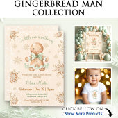 Gingerbread Man Klein man Kerst Baby shower Papieren Bekers
