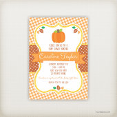 Herfst Pumpkin Baby shower Bingo Game