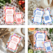 Gingham Picnic Modern Schattige Vrijgezellenfeest  Papieren Bordje