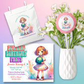 Bowling Feestje Anime Meisje Verjaardag Persoonlij Servet