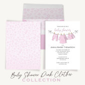 Baby shower Meisje Trendy Script Waterverf Schatti Ronde Sticker