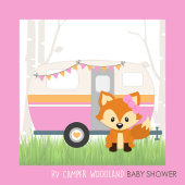 Meisje Fox Woodland Forest Party Papier Borden Papieren Bordje
