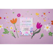 Meisjes 3e verjaardagsfeest kaart