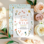 Girls Two Wild Boho Birthday Welcome Sign Poster