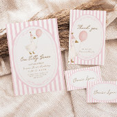 Moderne waterverf roze gestreept feesthoedjes