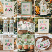 Girl's Camping Party Servetten