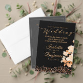 Elegant Goud Roos Zwart Bruiloft Open Bar Reclamebord Met Voetstuk (Personaliseer deze collectie van deze onafhankelijke maker. Test)