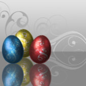 Paaseieren van glamour - Button