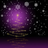 Modern Gleamy-kerstboom Ronde Button 5,7 Cm