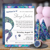 Kleurrijke Zeemeermin schalen patroon kleine meisj Kussensloop