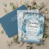 Glitterende Snowy Forest Wedding Bedankdoosjes (Personaliseer deze collectie van deze onafhankelijke maker. Test)