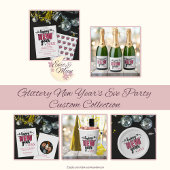 Glitterie oudejaarsfeest kaart