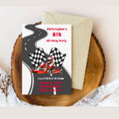 Go Kart Racing Boy Verjaardagsfeestje Papieren Bordje