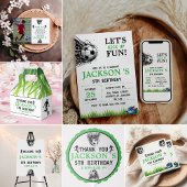 Doel! Voetbal 5e verjaardag Servet