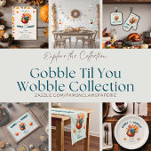 Eigenzinnige lichtgroene Waterverf Turkije Thanksg Schort