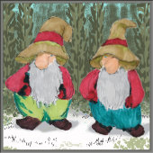 "De Tomten" Kerstmis Theedoek