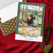 Kerstgoud en zwarte nachtelijke hemel en gouden Be Kaart (Personaliseer de collectie van deze zelfstandige maker.)