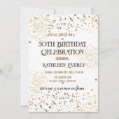 Gouden 50ste verjaardag papieren bordje