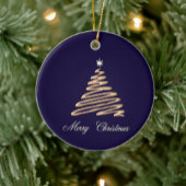 gouden kerstboom t-shirt